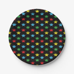 Packman Geek Paper Plates