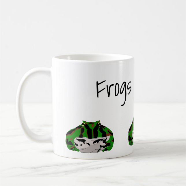 Pacman Frog Coffee Mug (Left)