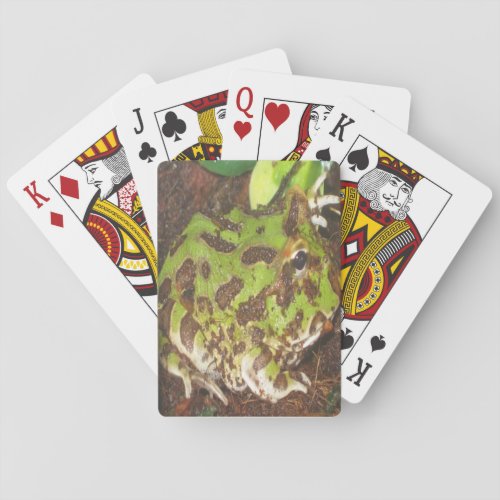 Pacman frog Playing Cards