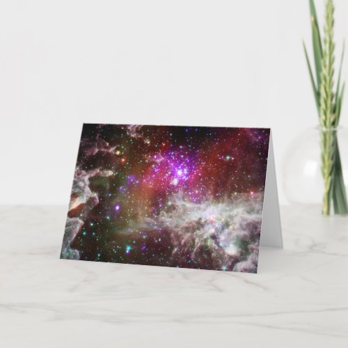 Pacman Nebula Birthday Card