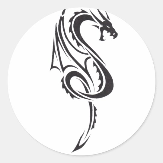 Pact Of The Dragon B1 Classic Round Sticker