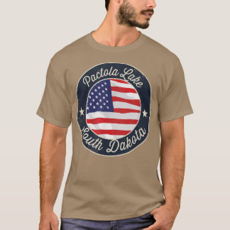 Pactola Lake - Patriotic South Dakota Souvenir T-S T-Shirt
