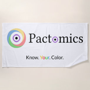 Pactomics. Know. Your. Color. Beach Towel