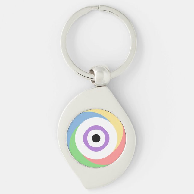 Pactomics. Know. Your. Color.  Keychain (Front)