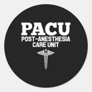 Pacu Anesthesia Registered Nurse Hospital Rn Classic Round Sticker