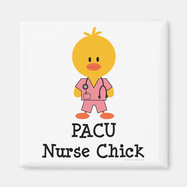 PACU Nurse Chick Magnet (Front)