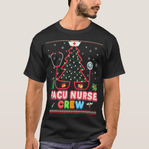 Pacu Nurse Crew Christmas Tree Stethoscope Sweater