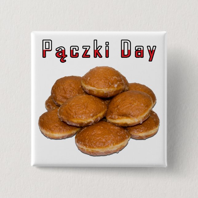 Paczki Day Button (Front)