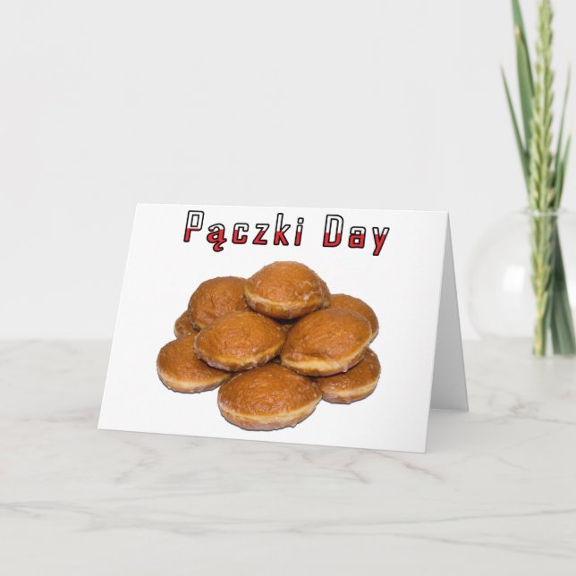 Paczki Day Card (Front)