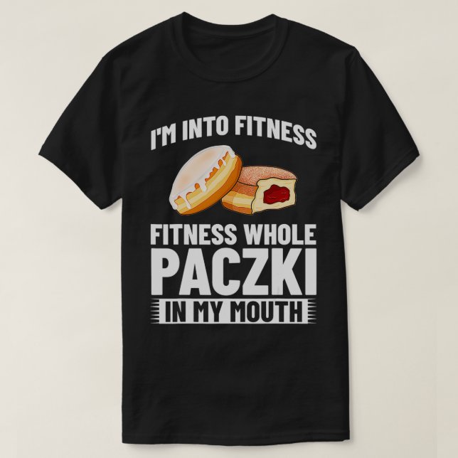 Paczki Polish Donut Poland Dessert2  T-Shirt (Design Front)