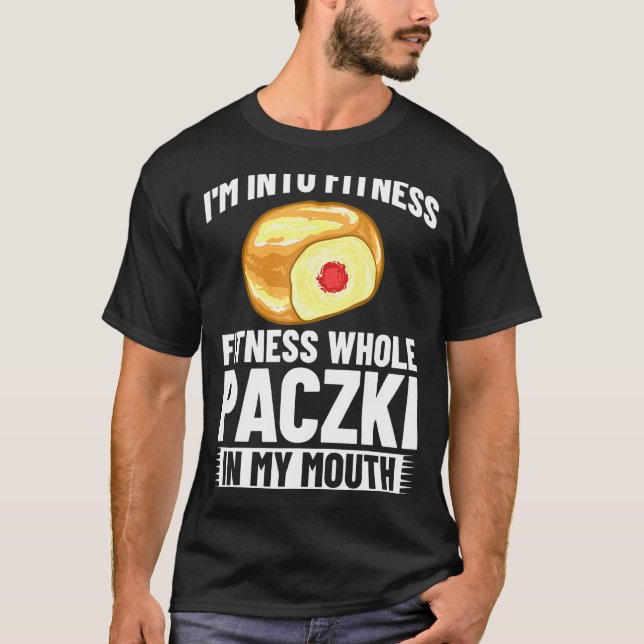 Paczki Polish Donut Poland Dessert 1 T-Shirt (Front)