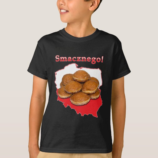 Paczki Smacznego Polish Map T-Shirt (Front)