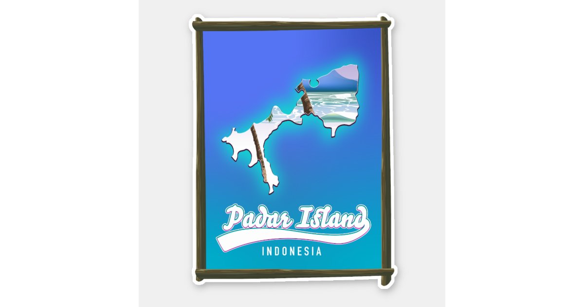 Padar Island Indonesia Sticker | Zazzle