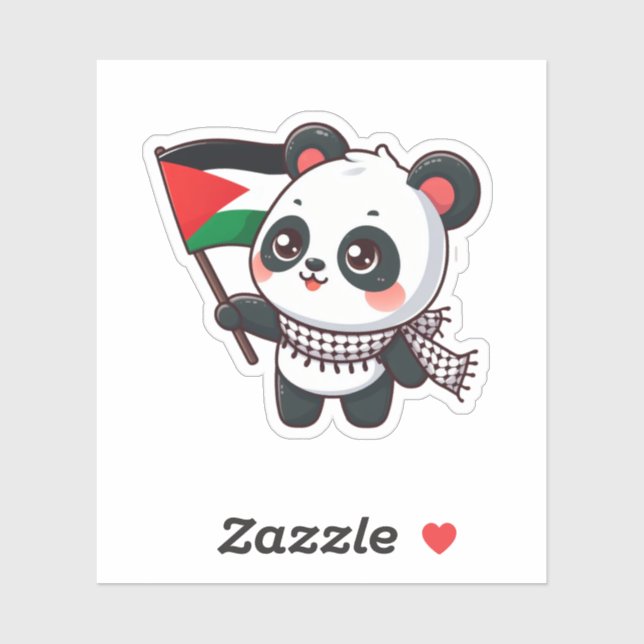 Padastine peace panda sticker (Sheet)