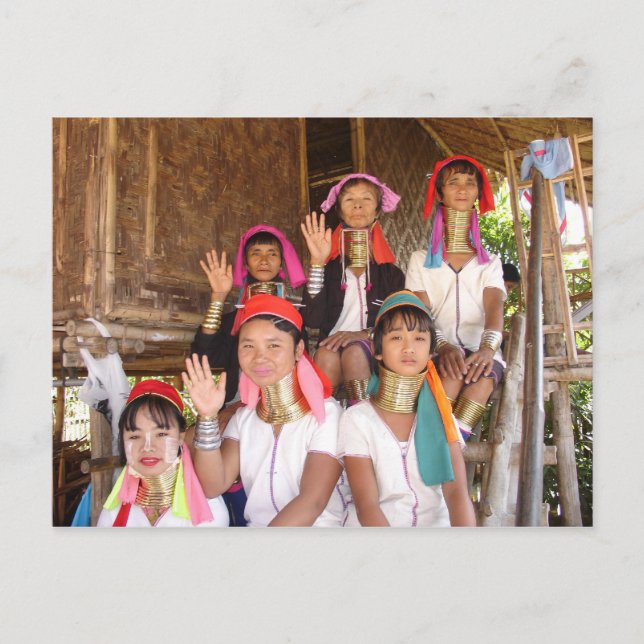 Padaung Family Postcard (Front)