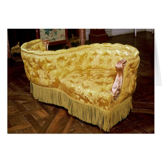 Padded love seat, Napoleon III Period (Front Horizontal)