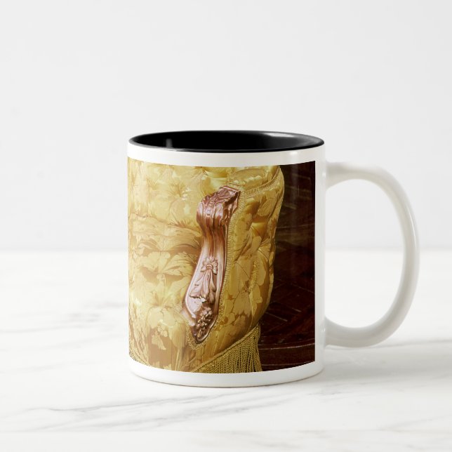 Padded love seat, Napoleon III Period Two-Tone Coffee Mug (Right)
