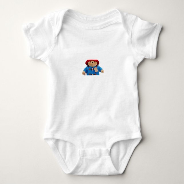 Paddington Bear for New Born Baby Bodysuit (Front)
