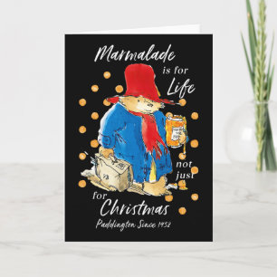 Paddington Bear Xmas Marmalade For Life Cute Merry Card