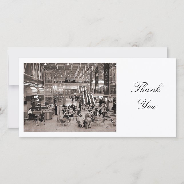 Paddington Station Concourse - Thank You Card (Front)