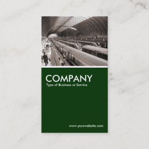 Paddington Station - Dark Green Business Card