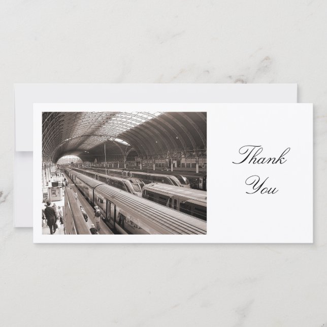 Paddington Station - Thank You Card (Front)