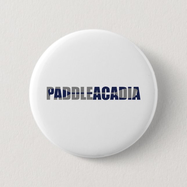 Paddle Acadia National Park Kayaking Maine Button (Front)