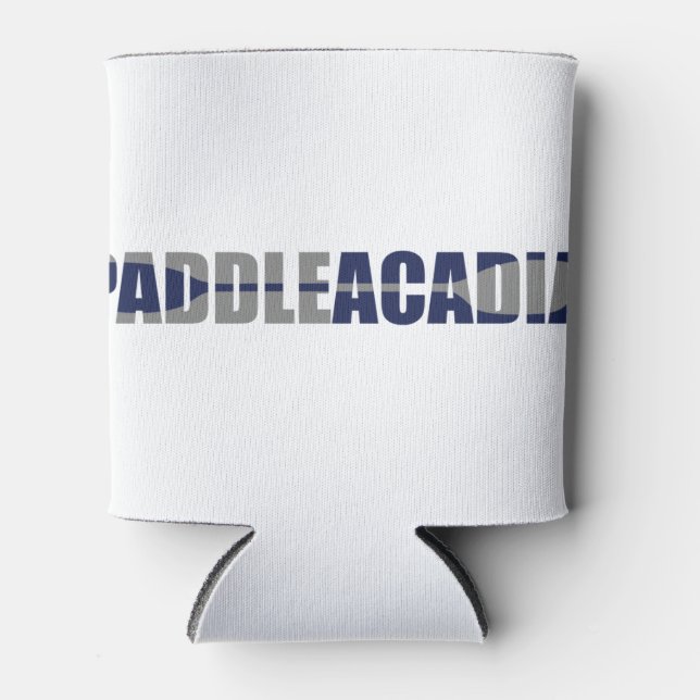Paddle Acadia National Park Kayaking Maine Can Cooler (Front)