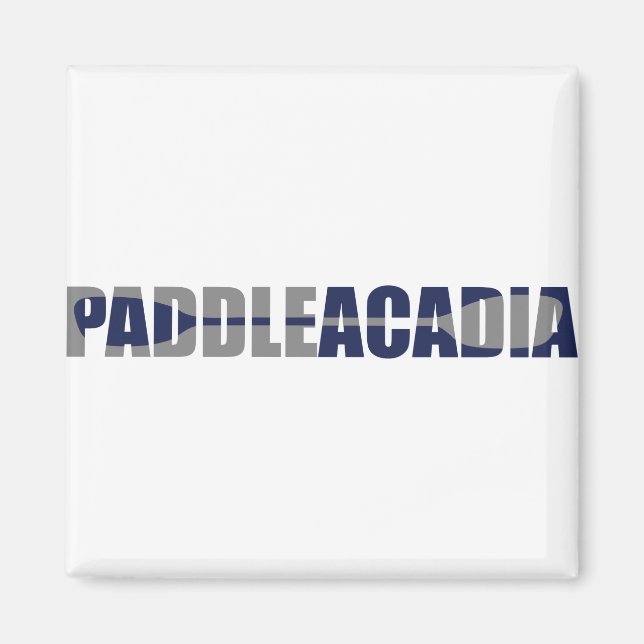Paddle Acadia National Park Kayaking Maine Magnet (Front)