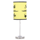 Paddle Aloha Table Lamp (Back)