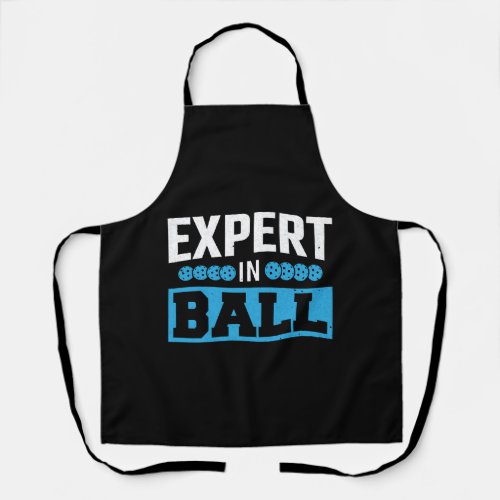 Paddle Ball Player Expert In Ball Pickleball Apron