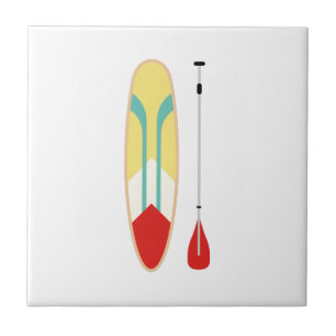 Paddle Board Ceramic Tile