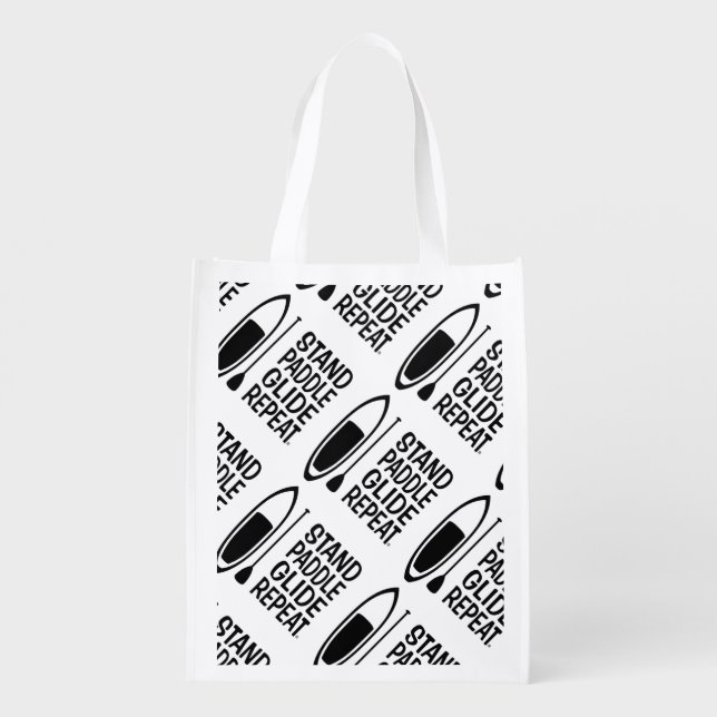 Paddle board grocery bag (Back)