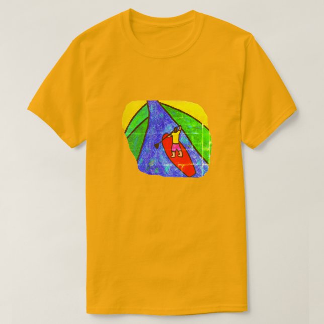 Paddle Boarding T-Shirt (Design Front)