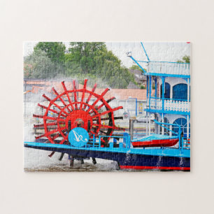 Paddle Boat Mississippi. Jigsaw Puzzle