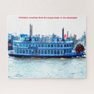 Paddle Boat Mississippi. Jigsaw Puzzle