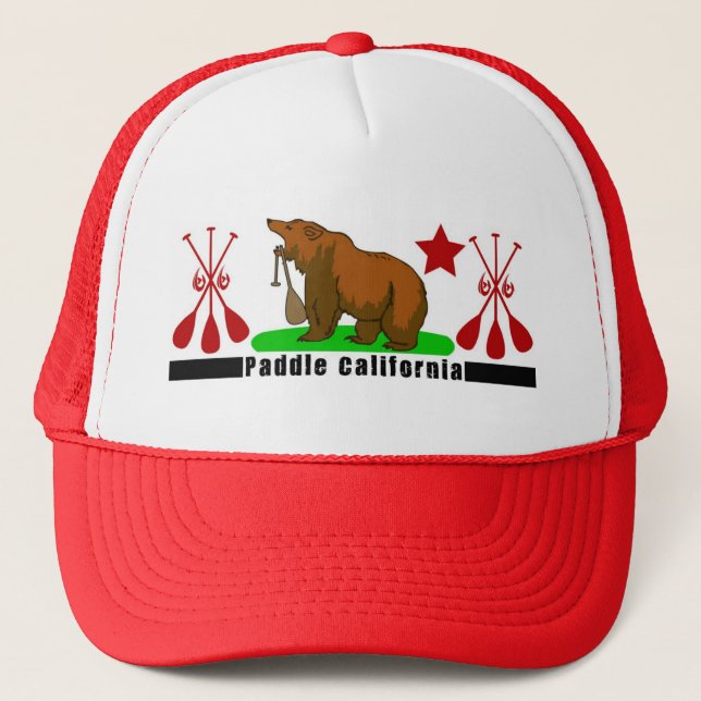 Paddle California Trucker Trucker Hat (Front)