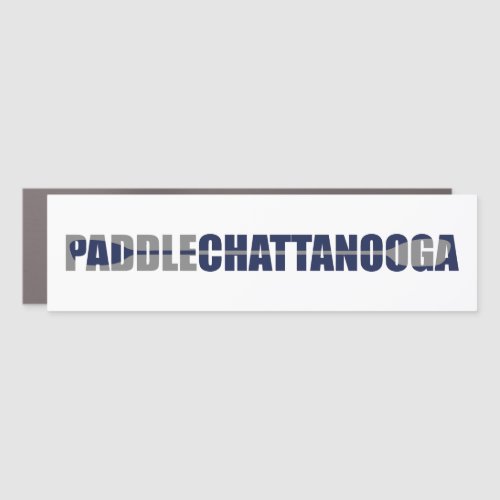 Paddle Chattanooga Tennessee Kayaking Car Magnet