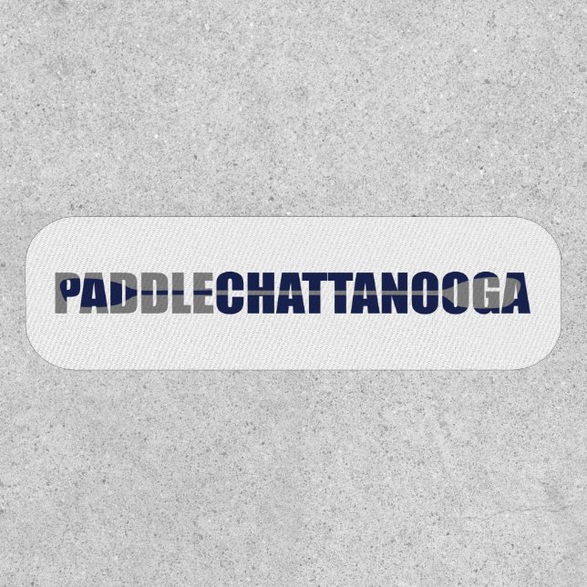 Paddle Chattanooga Tennessee Kayaking Patch (Front)