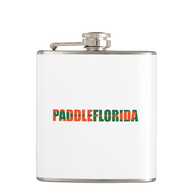 Paddle Florida Kayaking Flask (Front)