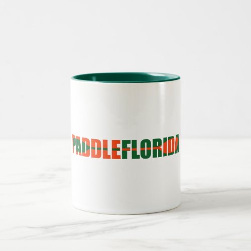 Paddle Florida Kayaking Two_Tone Coffee Mug