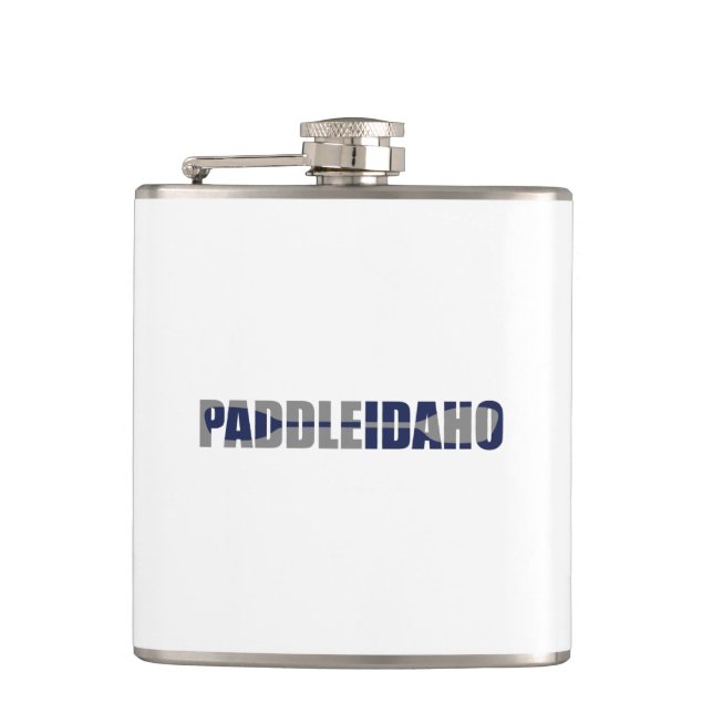 Paddle Idaho Kayaking Flask (Front)