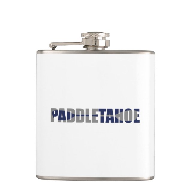 Paddle Lake Tahoe Kayaking Flask (Front)