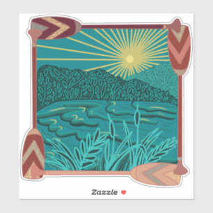 Paddle Life Sticker