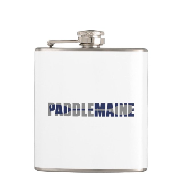 Paddle Maine Kayaking Flask (Front)