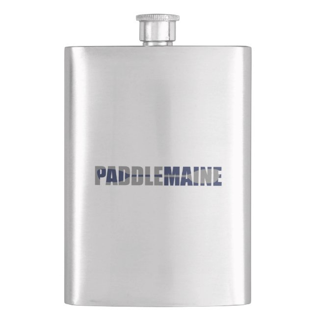 Paddle Maine Kayaking Flask (Front)