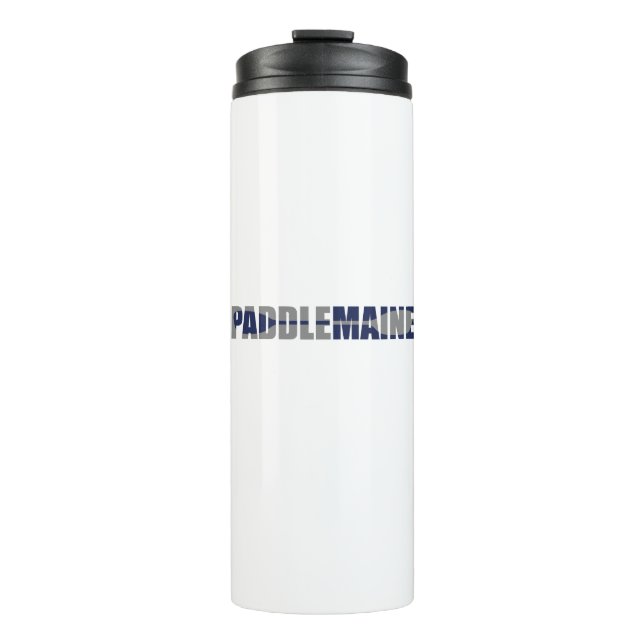 Paddle Maine Kayaking Thermal Tumbler (Front)