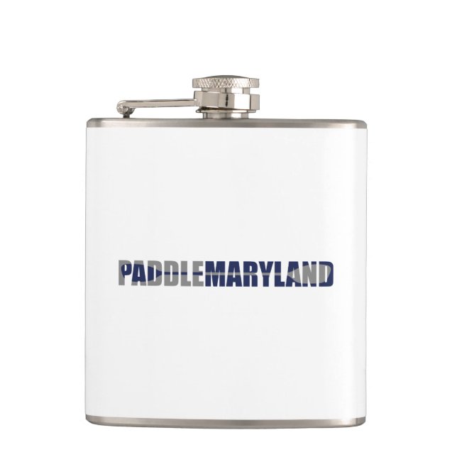 Paddle Maryland Kayaking Flask (Front)
