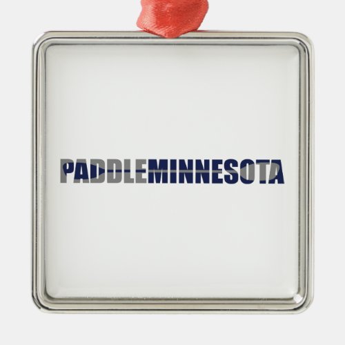 Paddle Minnesota Kayaking Metal Ornament