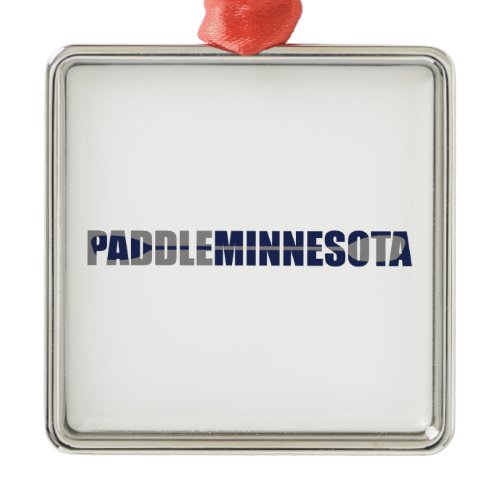 Paddle Minnesota Kayaking Metal Ornament